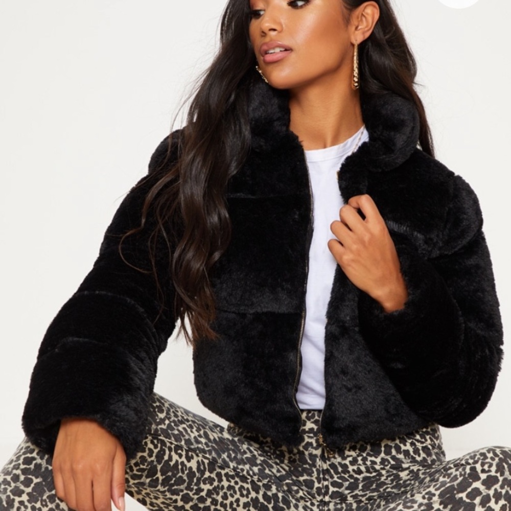 fur puffer jacket